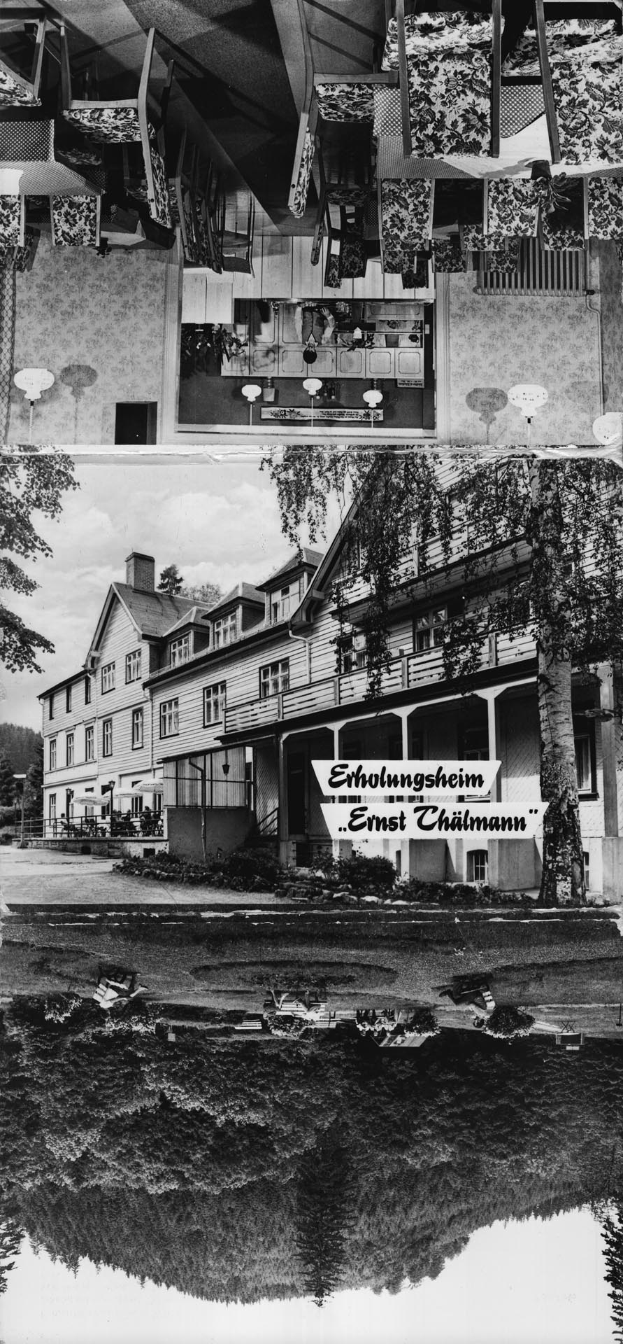 Friedrichroda - Erholungsheim Ernst Thälmann - Außenansicht und Umgebung (Ansichtskartenmappe) Friedrichroda - Erholungsheim Ernst Thälmann - Außenansicht und Umgebung (Ansichtskartenmappe)